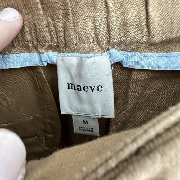 Anthropologie The Avery Pleated Wide-Leg Trousers MEDIUM Maeve Linen Edition - Picture 13 of 15